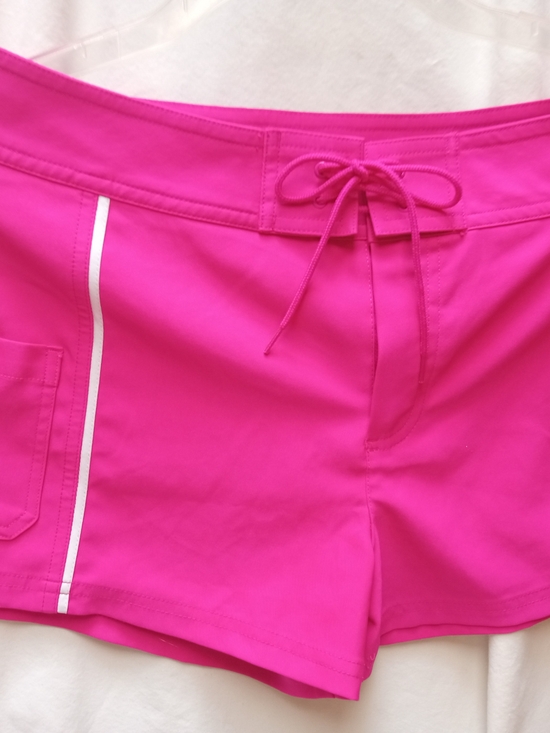 Jag Jeans Pants - Jag Hot Pink Swim Shorts with White Tag Detail